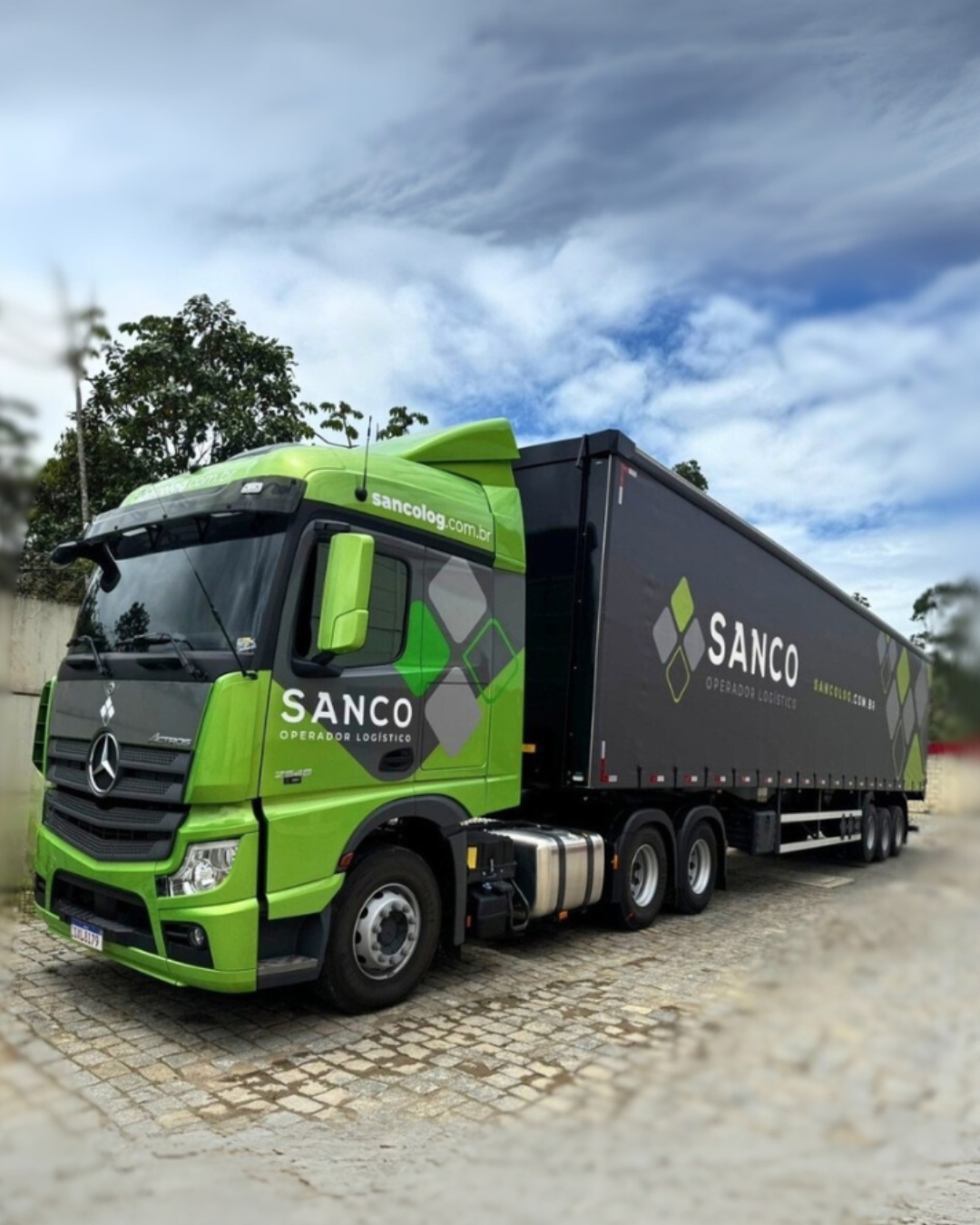 Caminhão da Sanco