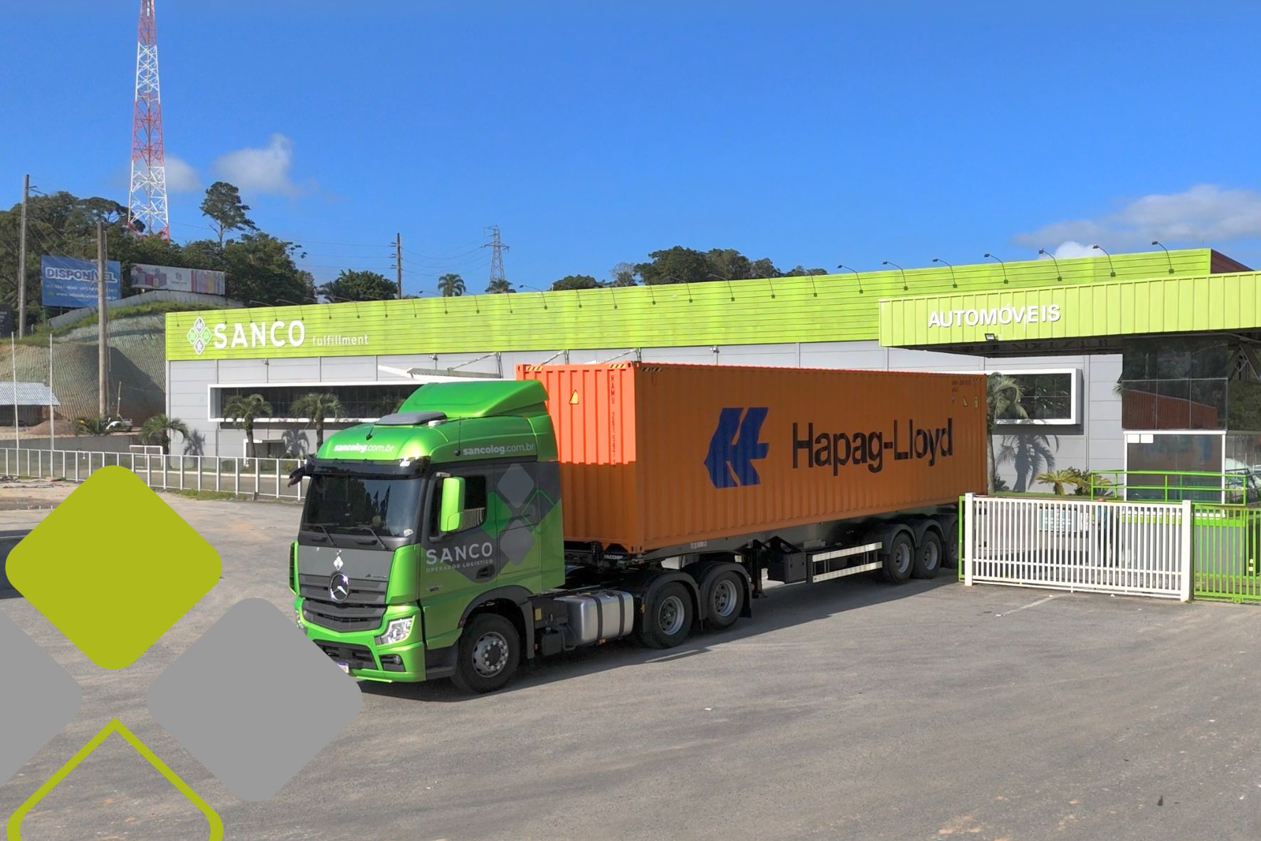 transporte de conteiner