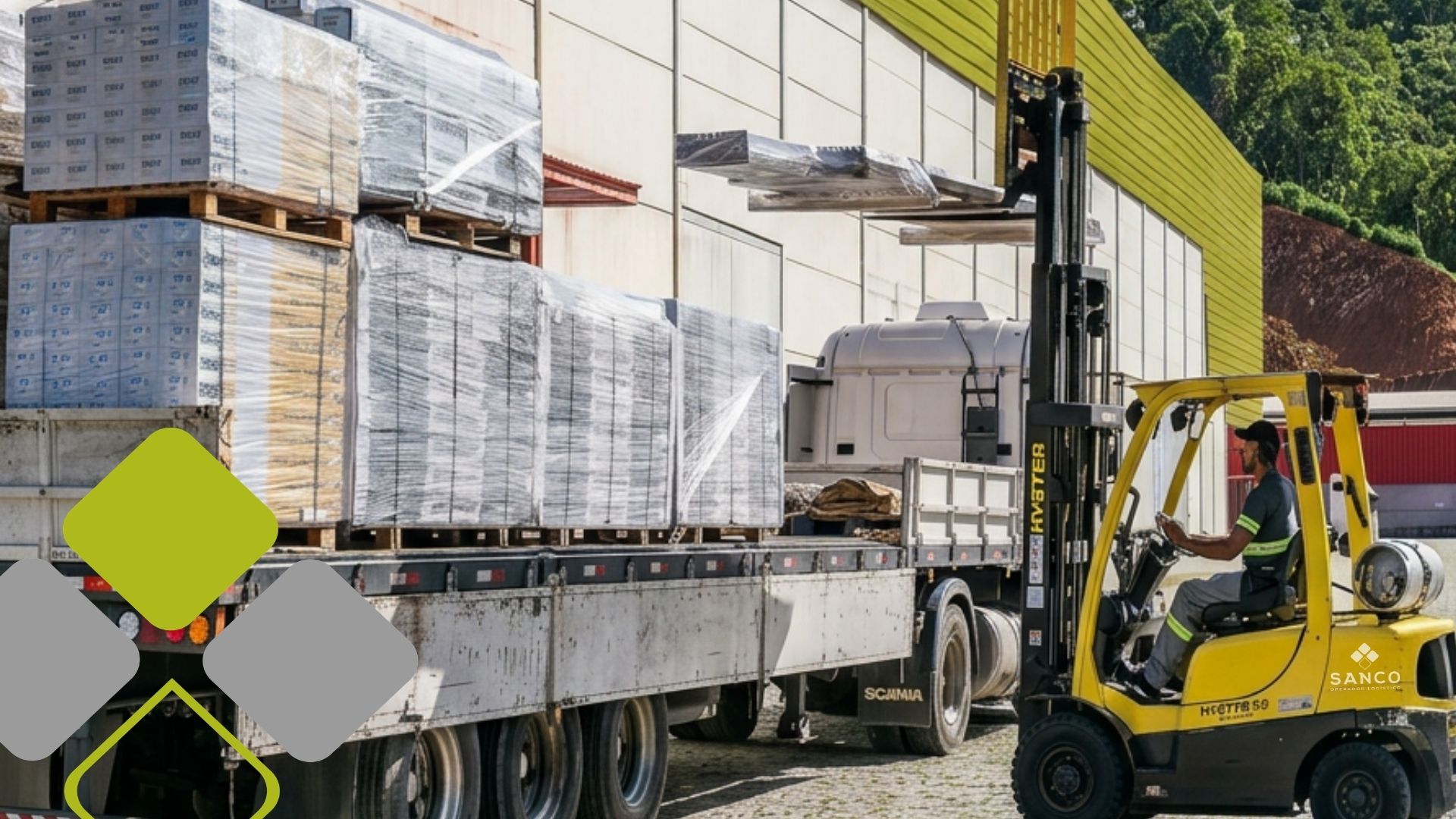 crossdocking em armazém logístico